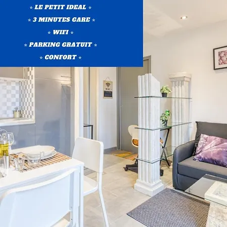 Appartement Le Petit Idéal Confort Gare Stationnement Gratuit